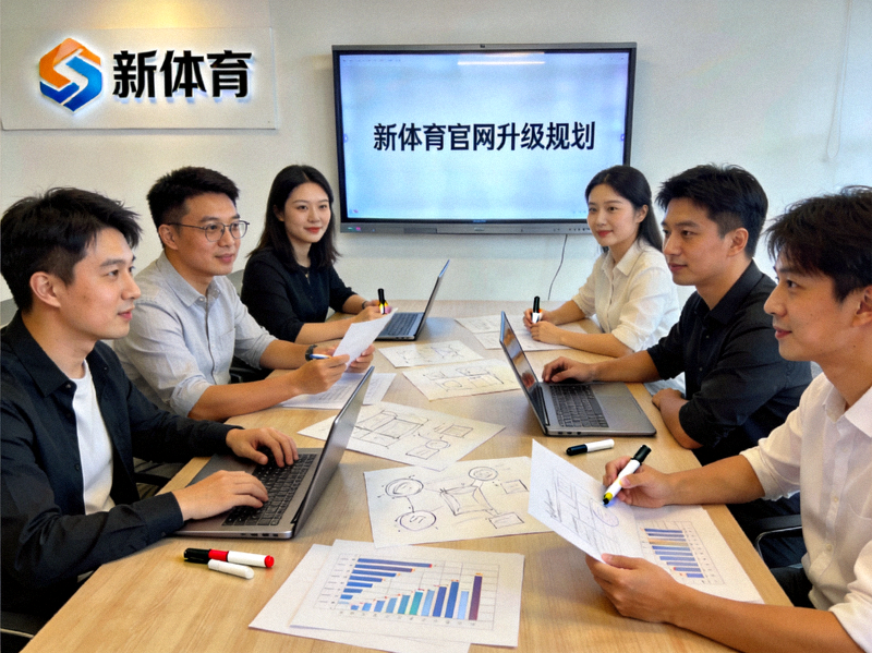 新体育官网团队讨论网站升级方案 - 团队成员在会议室中协作