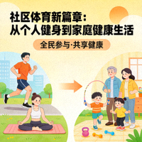 社区体育新篇章：从个人健身到家庭健康生活