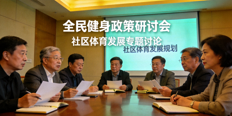 全民健身政策研讨会现场 - 专家学者讨论社区体育发展