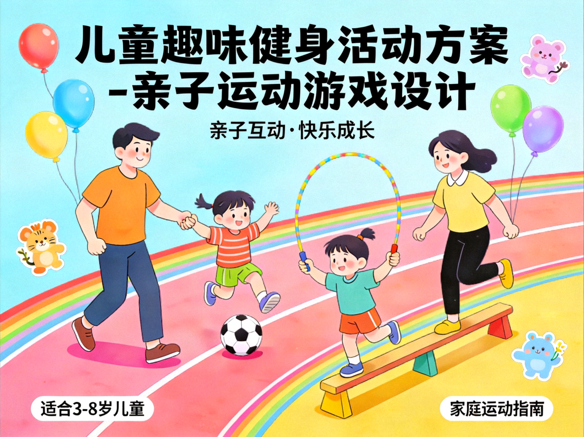 儿童趣味健身活动方案 - 亲子运动游戏设计