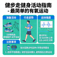 健步走健身活动指南 - 最简单的有氧运动