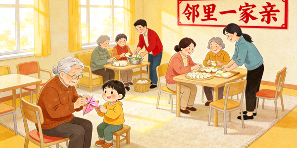 社区居民集体活动增强凝聚力 - 邻里关系更加和谐