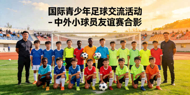 国际青少年足球交流活动 - 中外小球员友谊赛合影