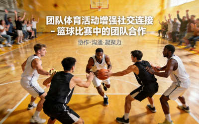 团队体育活动增强社交连接 - 篮球比赛中的团队合作