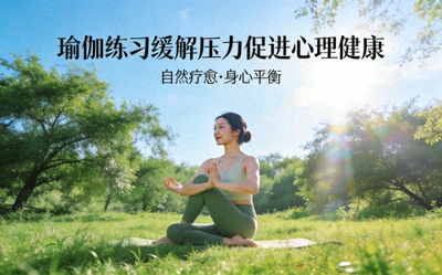 瑜伽练习缓解压力促进心理健康 - 女性在自然环境中做瑜伽