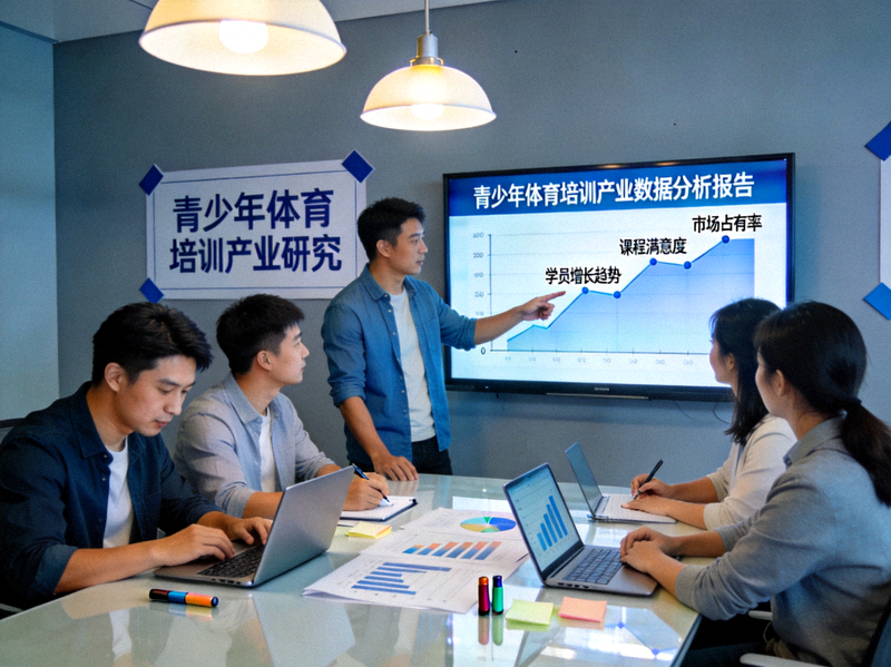 青少年体育培训产业研究团队工作场景 - 讨论数据分析报告